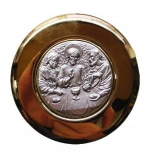 Figúrka, soška - Cibóriová mosadz pr. 8 cm (posledná večera)